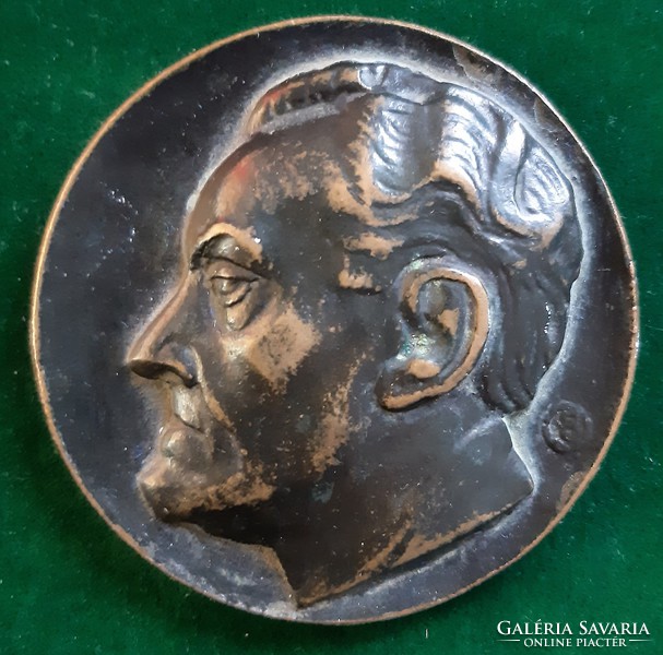 Béla Ohmann: art historian János jajczay, bronze medal, 1952