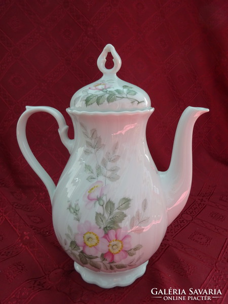 SELTMANN WEIDEN Bavaria német porcelán teáskanna, rózsaszín virággal, 1,5 l-es. Vanneki!