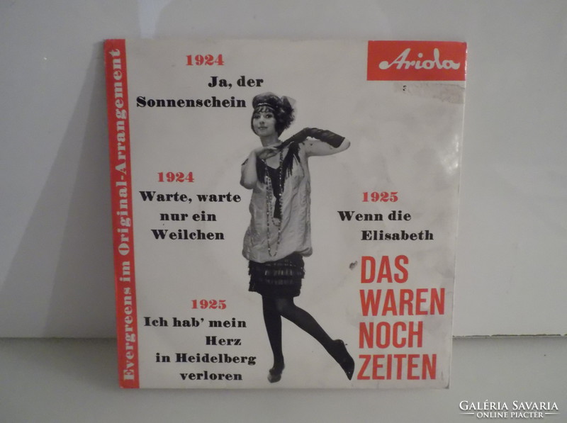 Record - vinyl - West German - singles - das waren noch zeiten - new condition