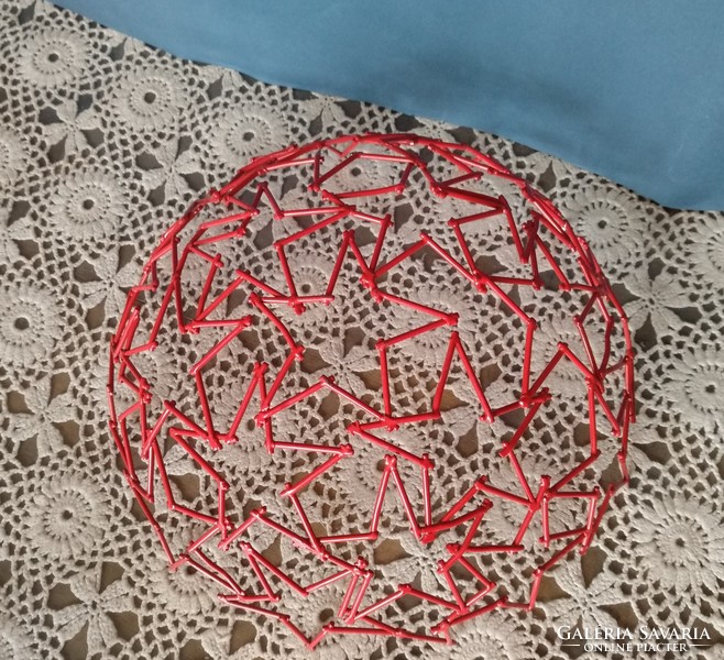 Red metal star pattern bowl, recommend!