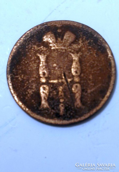 Orosz Birodalom 1853 1 kopejka ,bronz .