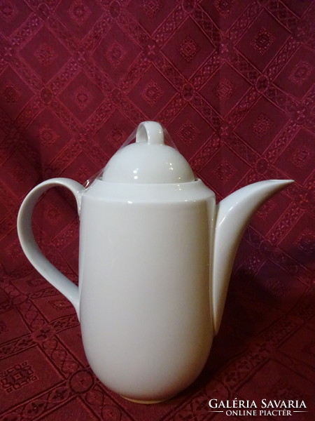 Német porcelán, fehér kávékiöntő, magassága 19,5 cm. Vanneki!