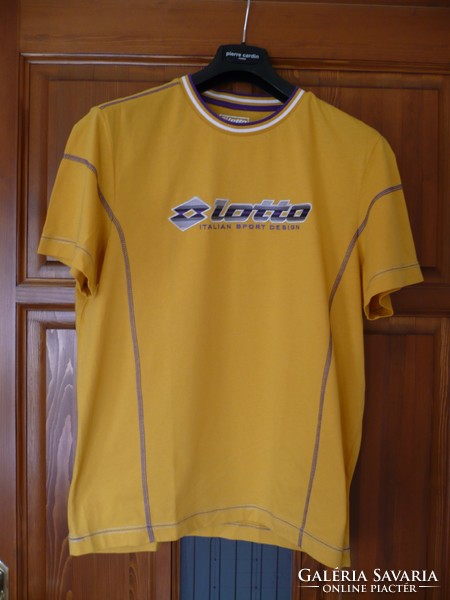 Lotto in yellow t-shirt