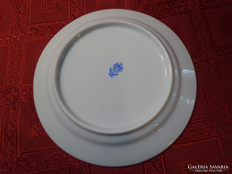 Lowland porcelain small plate with rosebud pattern, six pieces for sale. He has!