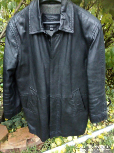 More beautiful than me plus size men's leather jacket l winter thermal vatelines lined 105 breast 47 shoulder 88ho