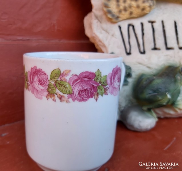 Beautiful rare drasche rosy floral mug with nostalgia, collectible beauty