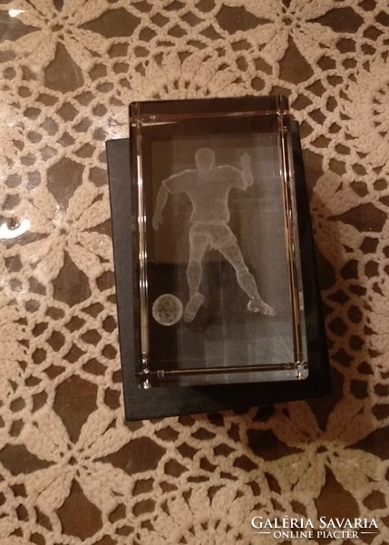Gyűjteményből lézer gravírozott focista, ajánljon!