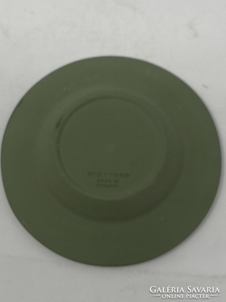 Mini Wedgwood plate in green with original box