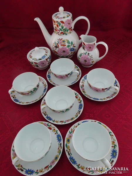 Schmidt Brazilian porcelain, five-person tea set. Numbered. He has!