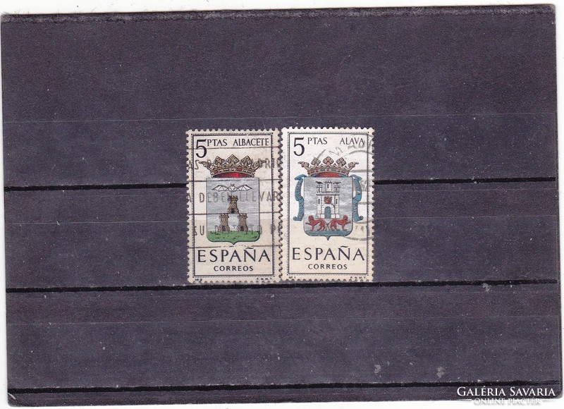 Spanyolország emlékbélyegek  1962