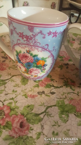 Floral mugs