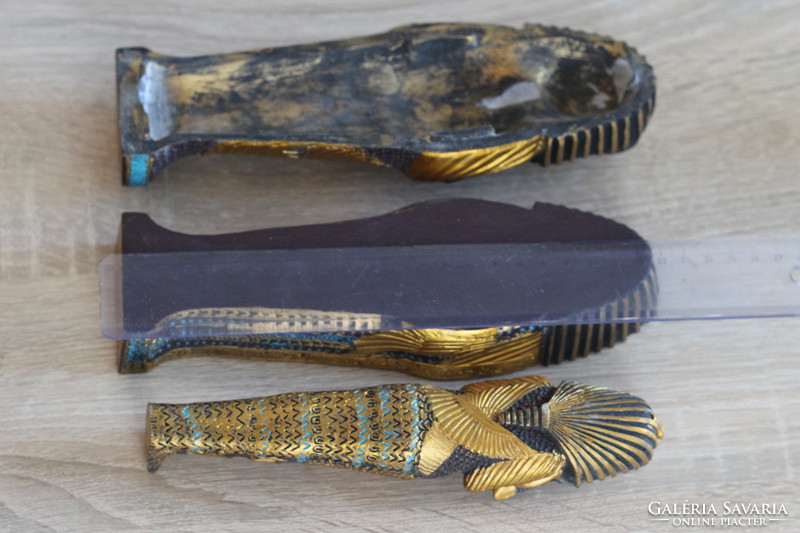 Csodás Nefretiti /Nefertiti/ fáraó szarkofág  Made In Egyiptom   22cm
