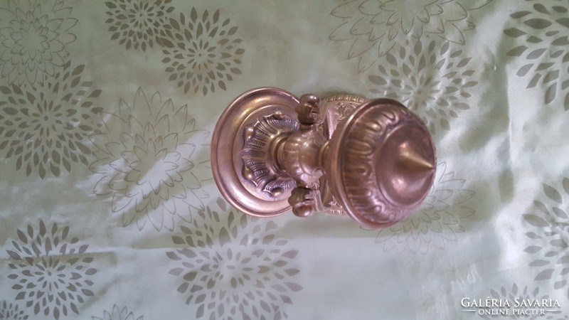 Rare antique, nautical copper, candle holder