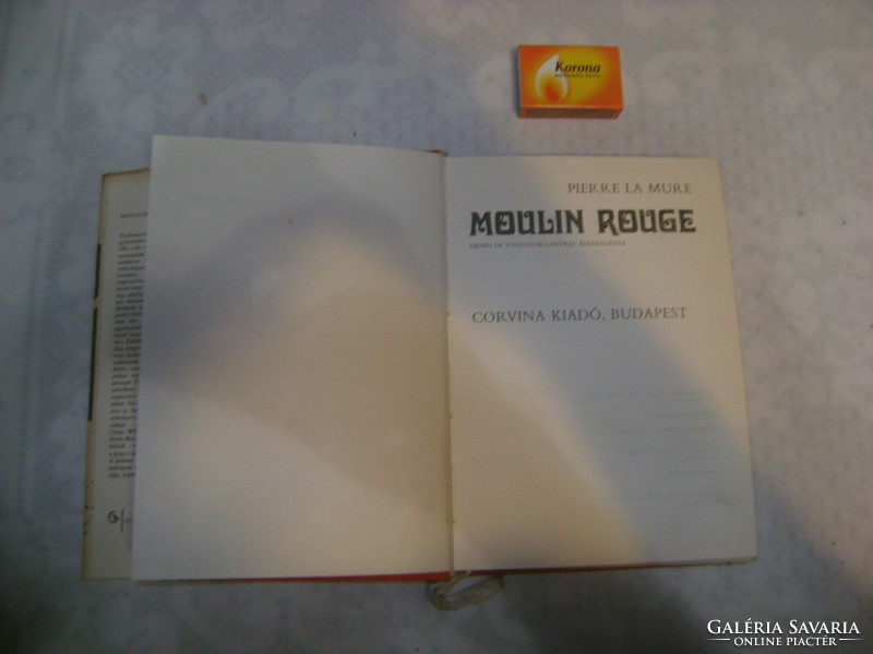 P. La Mure: Moulin Rouge - Toulouse életregénye - 1968
