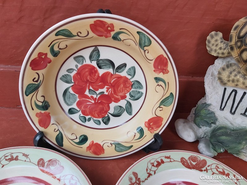 Virágos falitányér falitányérok tányér, nosztalgia darab