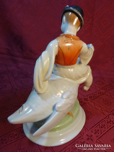 Herend porcelain figurine, goose matyi, height 20 cm. He has!