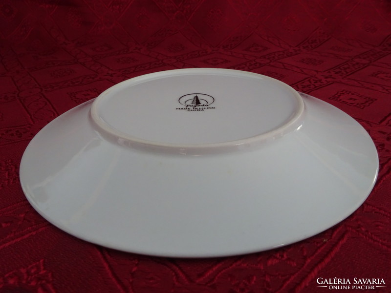 Porcelain pagoda, Chinese pastry plate, diameter 19 cm. He has!