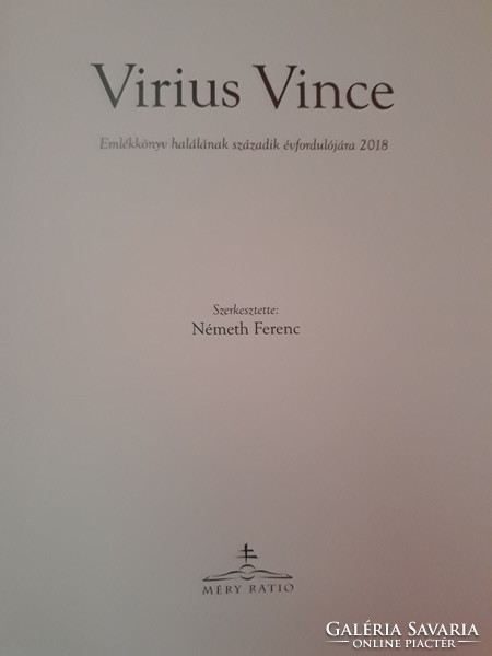Virius Vince emlékkönyv