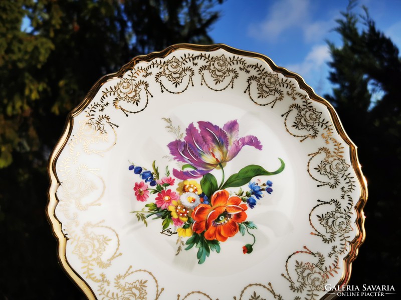 Limoges flower bowl