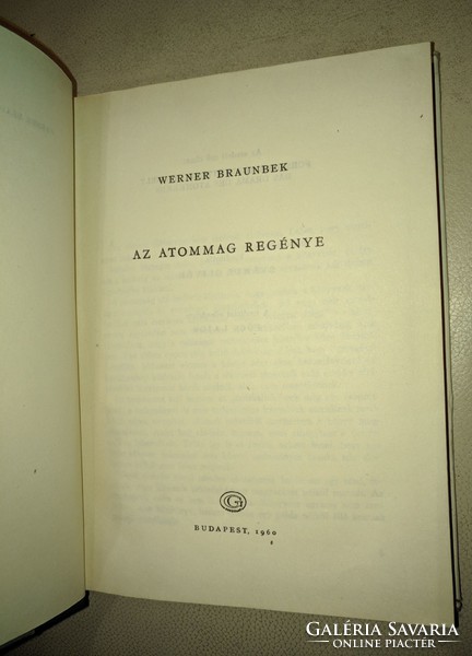 Werner Braunbek: Az atommag regénye 1960