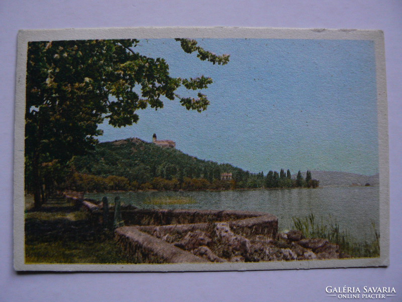 TIHANY POST CARD, KÉPESLAP 1950 KÖRÜL (9X14 CM) KÉPZ. MŰV.ALAP. KIADÓ EREDETI 