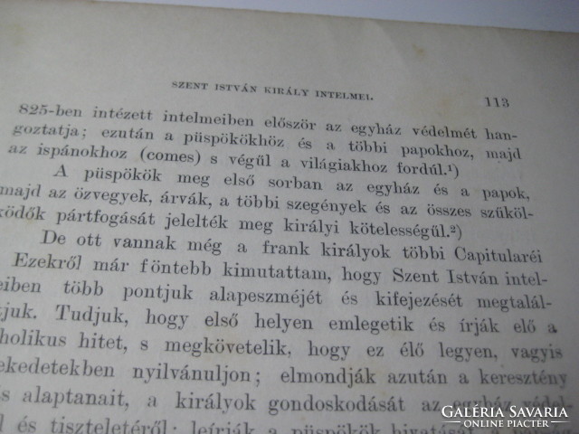 Szent istván's memory: published by the Hungarian historical society. Author: nagy gy. Atheneum printing house 1901