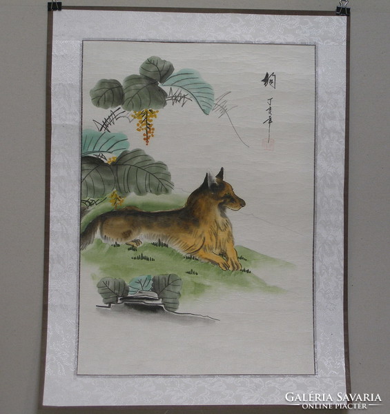 Kutya, kínai festmény