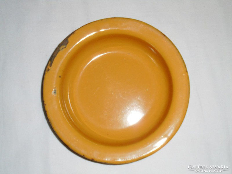 Retro zománcozott óvodai gyerek tányér - 1960-as évekből