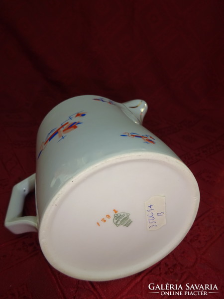 Zsolnay porcelain milk spout, antique, shield sealed, height 12 cm. He has!