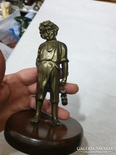 Régi bronz figura 
