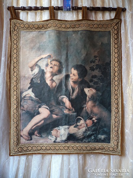 Antique wall tapestry