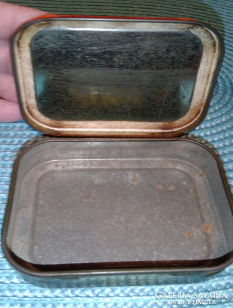 For collectors! Rare! Mahogany flake tobacco, English metal tobacco box, box ca. 1940-50