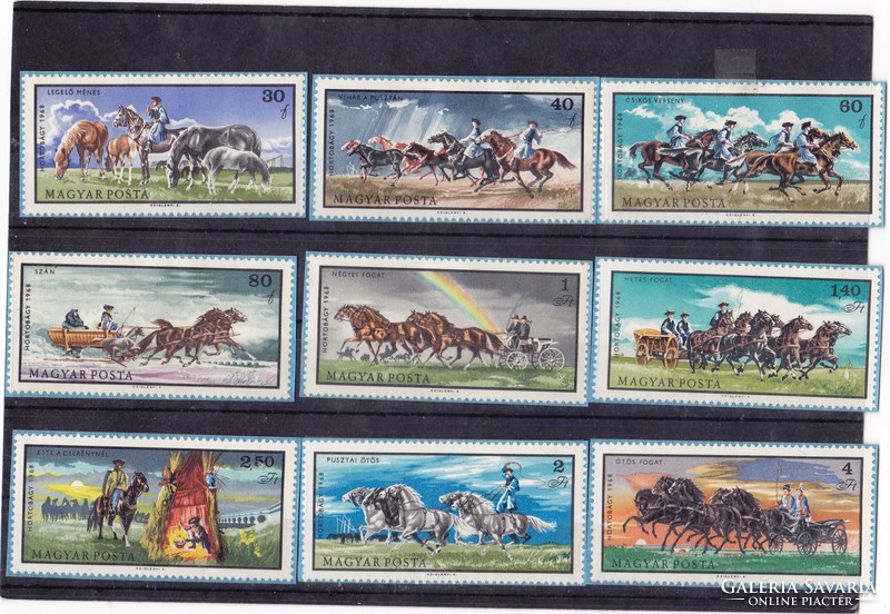 Hungary commemorative stamps full-set 1968