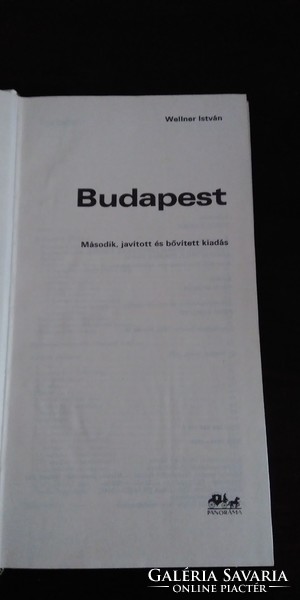 Wellner István Budapest - könyv 1979.