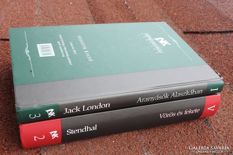 Classics of world literature: jack london _ gold diggers in alaska / stendhal_ red and black