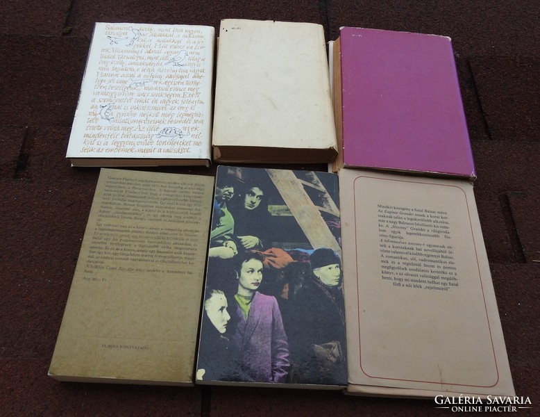 Classics: Flaubert / Balzac / Hartog / Mark Twain / Lorenz/ c. Bronte