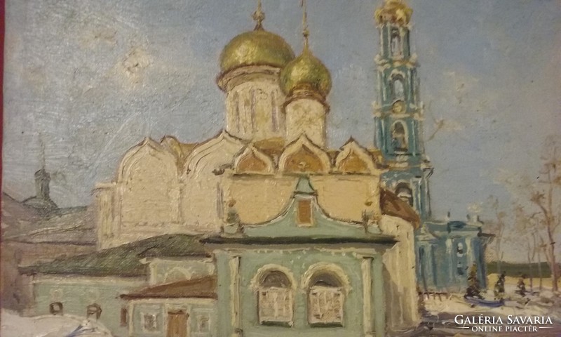 XX.sz.-i orosz festő: Ortodox templom