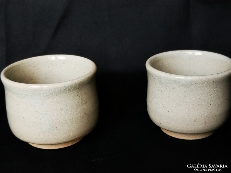 Pair of traditional Japanese ceramic teacups