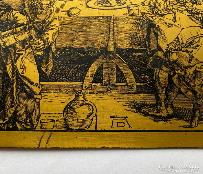 Dürer, The Last Supper, copperplate print