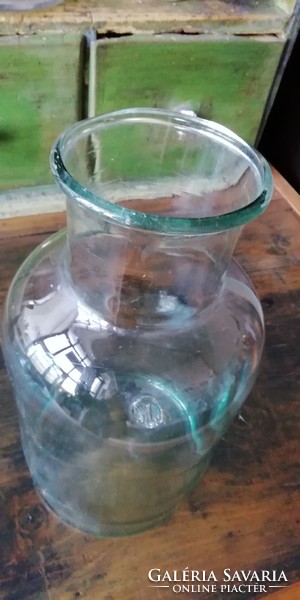 Huta glass, sealed blown glass, 5l, decoration, loft