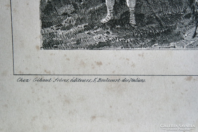 After Auguste Raffet engraved by Auguste Bry Tombeau de Mariah