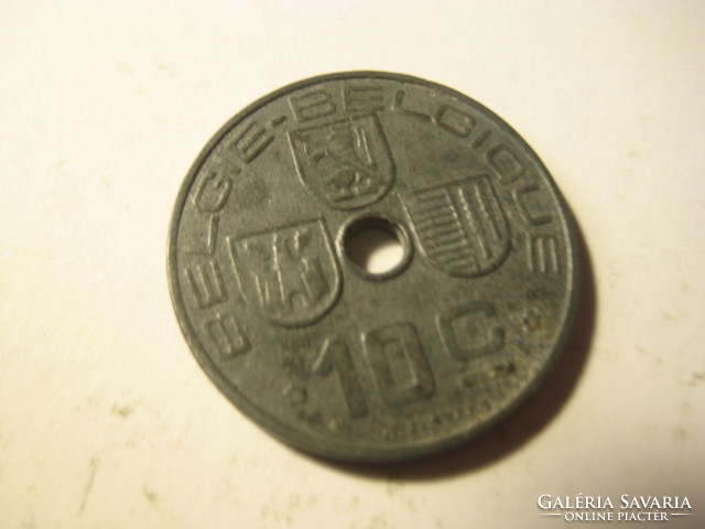 Belgium 10 centimeter 1945. Zinc