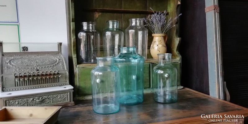 Huta glass, sealed blown glass, 6l, decoration
