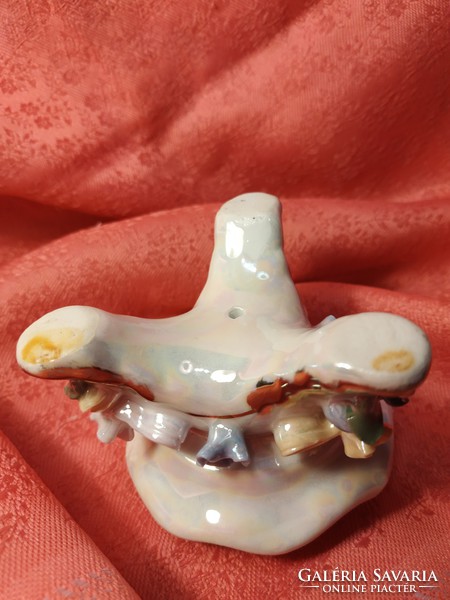 Kézzel készített eozinos porcelán gyertyatartó