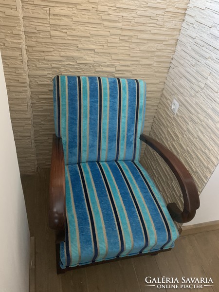 ! Unique art deco armchair, renovated!