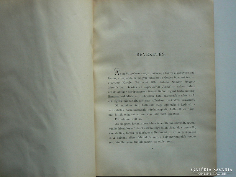 The young people (ferenczy k. Grünwald b. Katona n., M.-M. G., Rippl-rónai) Malonyay 1906 book in good condition.