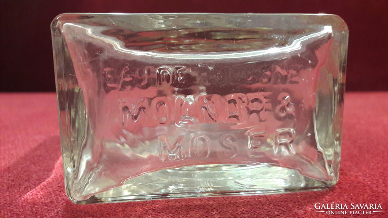 Antik Moser parfümös üveg