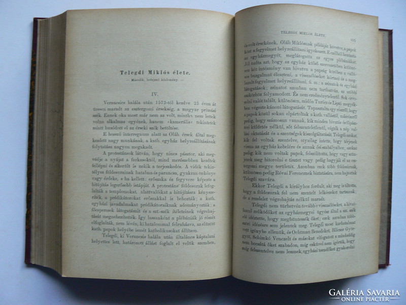 Catholic review, dr. ákos Mihályfi 1895, (rarity) book in good condition