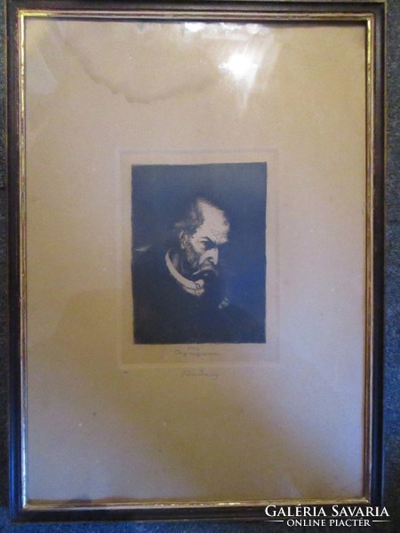 Jenő Rudnay's etching from 1923