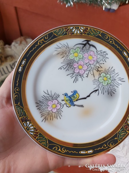 Bird's eggshell Geisha porcelains plate cup sugar bowl cream collector's beautiful pieces.